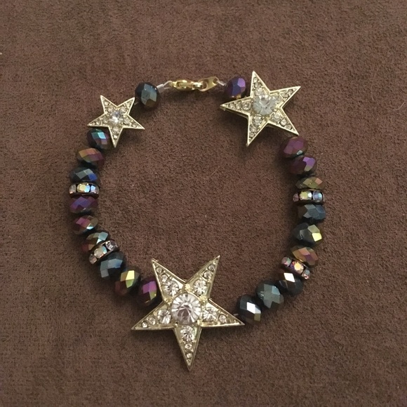 Handmade Jewelry - Rainbow sparkling star bracelet